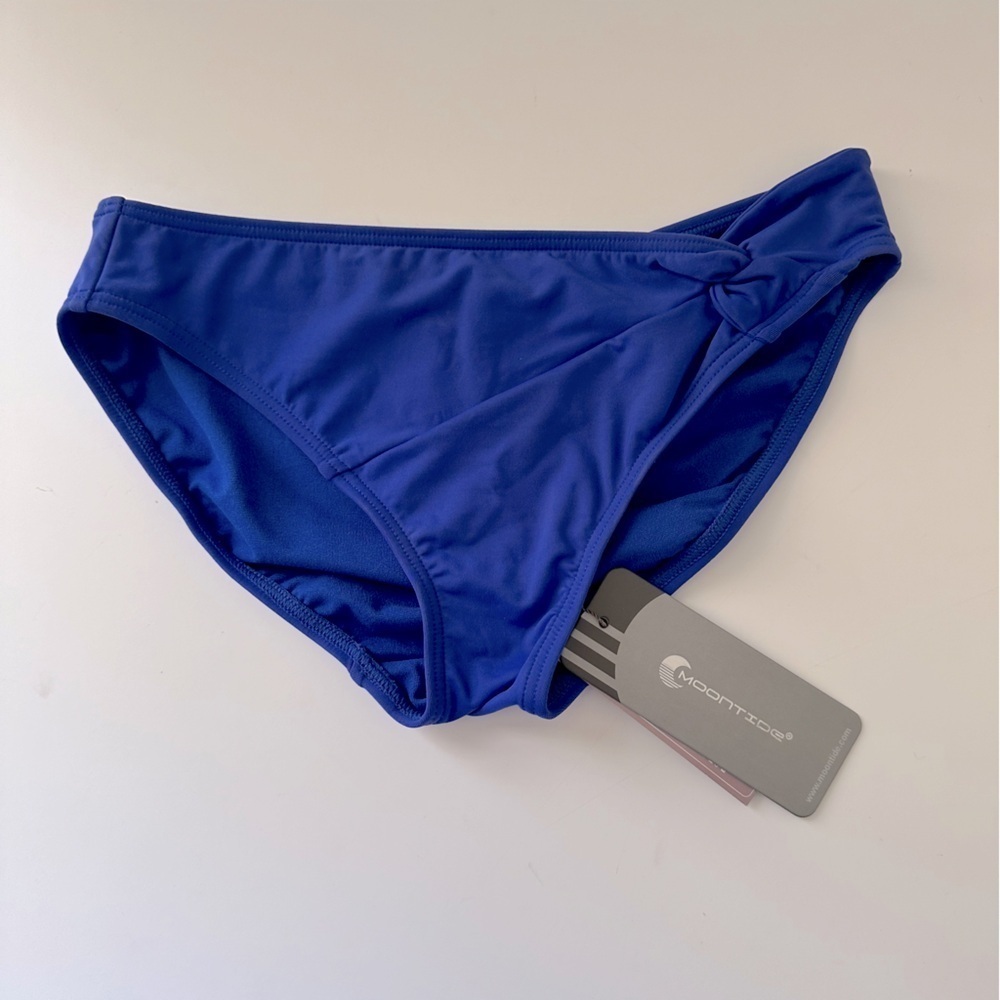 NWT Moontide bikini bottoms electric blue size 6